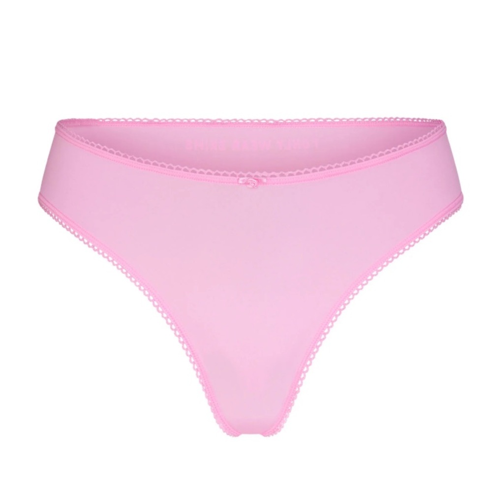 ❗️SOLD❗️Skims Picot Trim Thong ~ Valentine’s Collection ~ Bubble Gum
